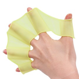 VOANZO 2 Pair Swimming Hand Paddle Gloves Webbed Palm Swimming Gear Frog Claw Surfing Paddles Aquatic Swim for Snorkeling for Kids Women Men for Swimming Training(Green M+L)