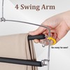 SINDAX Pants Hangers Space Saving - 6Pack, 5 Layers Space