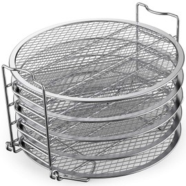 SICHEER Dehydrator Rack Stainless Steel Stand Accessories Compatible with Ninja Foodi Pressure Cooker and Air Fryer 6.5 and 8 Qt, Compatible with Instant Pot Duo Crisp 8 Qt