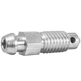 4LIFETIMELINES Stainless Steel Brake Bleeder Screws - Enhance Brake System Performance - Efficient Air Release - M8x1.25, 8mm Hex, Bag of 2, Rust and Corrosion Resistant