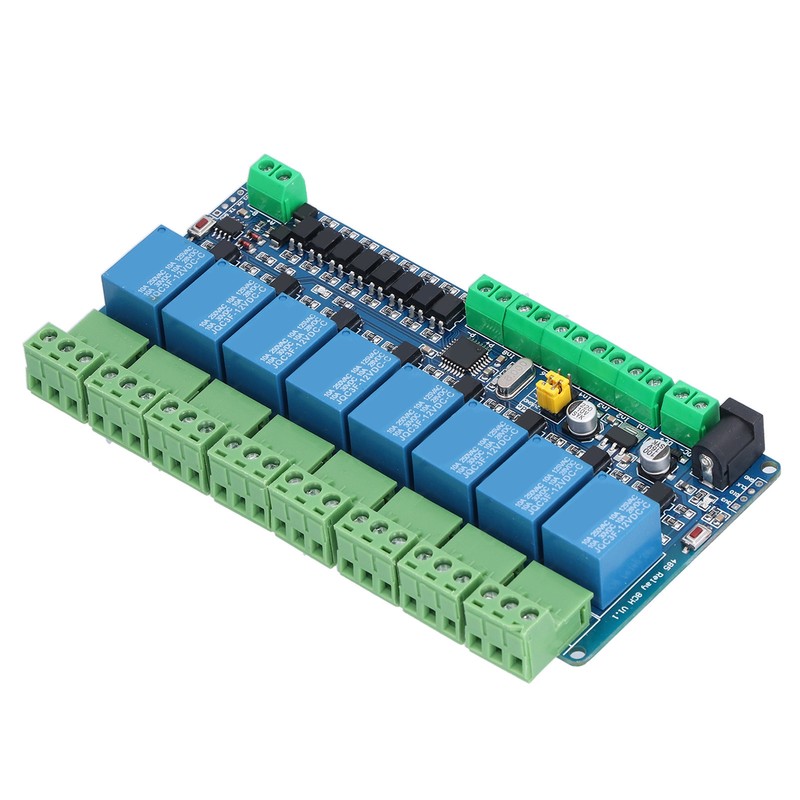 Relay Module 8 Channel Optocoupler Isolated Input Output Board Control