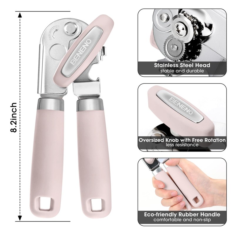 Can Opener Manual, Can Opener with Magnet, Hand Can Opener