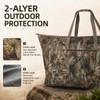 FUNHORUN Extra Large Camo Scent Proof Hunting Bag, 50x26" Waterproof