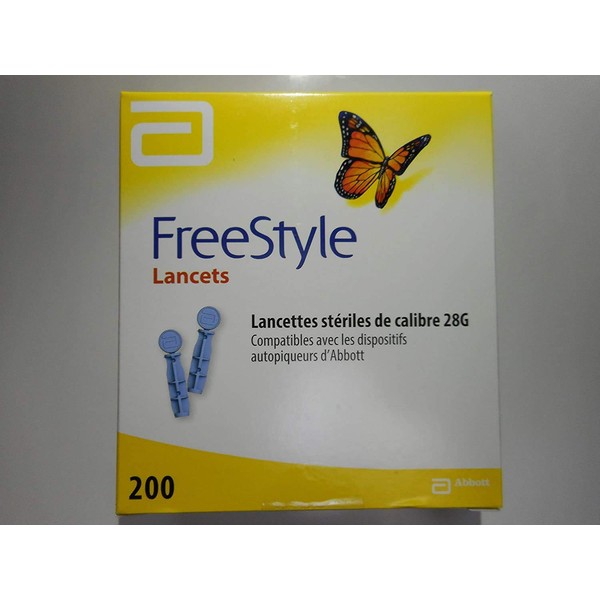 Freestyle Sterile Lancets 28 gauge - 200 ct