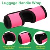 QUARKZMAN Luggage Handle Wrap, 4 Pieces Hollow Neoprene Handbag Handle
