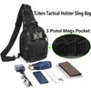 ATBP Small Tactical Sling Bag for Men with Holster Military