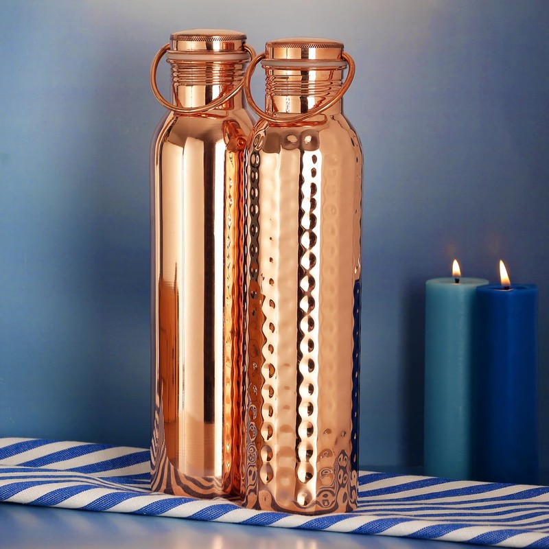 Ancient Impex Seamless Leak-Proof Water Bottle Set 1000 Ml (33.81