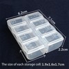 Clear Weekly Pill Case Pill Storage Box Transparent Travel Pill
