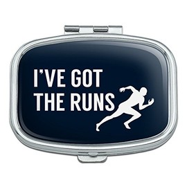 I've Got The Runs Running Runner Funny Rectangle Pill Case Trinket Gift Box