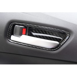 Kadore for 2020 2021 2022 2023 2024 Toyota Corolla Carbon Fiber Style Interior Door Handles Cover Trim Frame 4-pc
