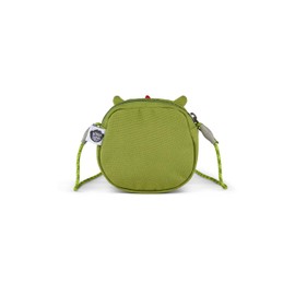 Affenzahn Children's Wallet Neck Pouch for Children, Dragon - Green