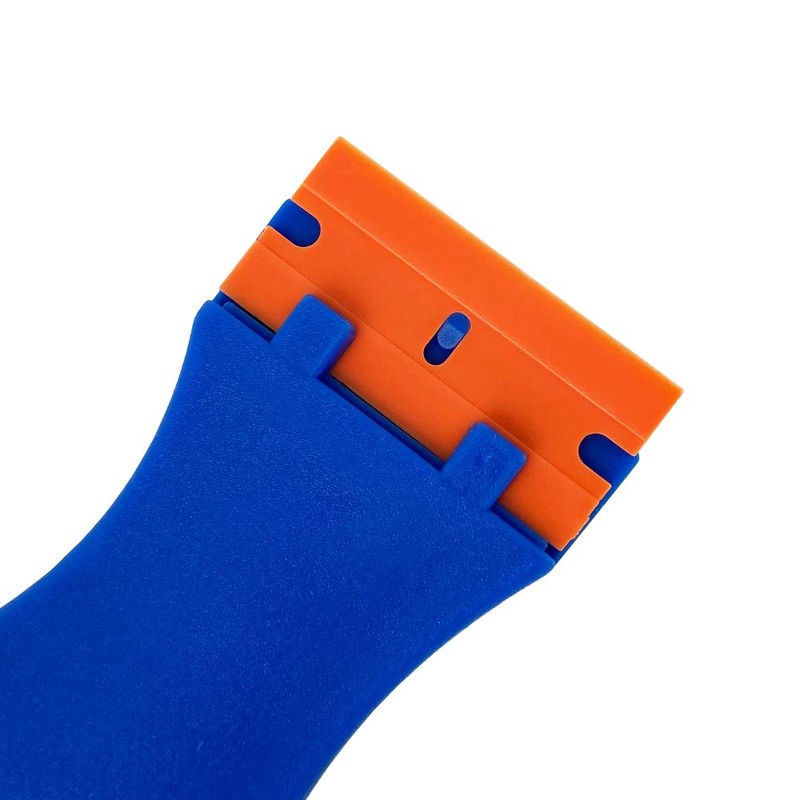 Ewrap 100 Piece Plastic Glass Scraper Replacement, Scraper for Hob,