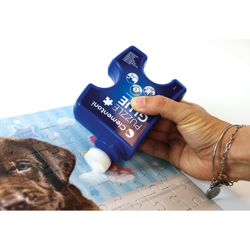 Clementoni Puzzle Glue - 200 ml Transparent Puzzle Glue for