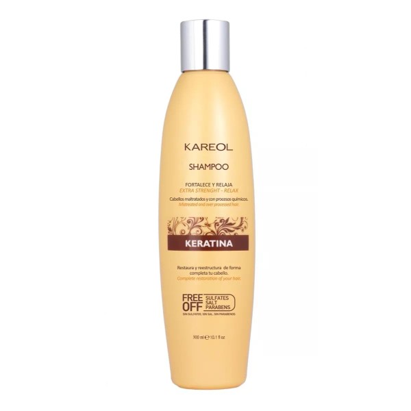 Kareol Keratina Shampoo · Restaura, Fortalece Y Nutre 300ml