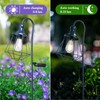 Solar Lights Outdoor Decorative Solar Retro Metal Lantern Yard Stake