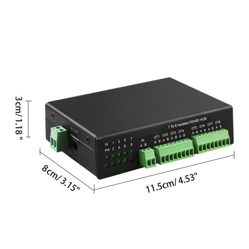 Serial RS232 RS485 RS422 to Fiber Converter Bidirectional Optic Modem