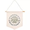 Something Different Charming Happy Camper Hanging Fabric Flag-Perfect for RV