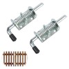 Pack of 2 Spring Latch Gate Latch, 304 Stainless Steel