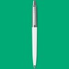 PARKER Jotter Original ballpoint pen, white and steel color, Line