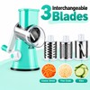 Rotary Cheese Grater for Everyday Food Prep – 3 Interchangeable