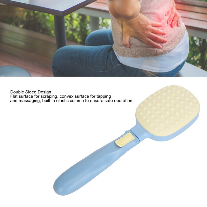 Back Knock Massage Hammer Dual Sides Silicone Back Leg Relaxing