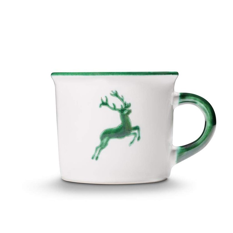 GMUNDNER KERAMIK Coffee Pot Smooth Capacity 0.24 Litres Green Deer