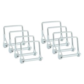 PATIKIL Trailer Coupler Pin 3/16x1-5/8" 8 Square Wires Lock Pin Shaft Lock Pin Safety PTO Hitch Pin for Agricultural Trailer, Tractor, Truck, Boat Towing (5x40mm)