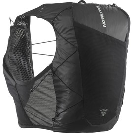 Salomon Active Skin 12 Compatible with Flasks Unisex Running Hydration Vest Hiking Trail, 12L, Easy Hydration, Precision Fit, and Optimised Storage