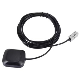 GPS Aktivantenne mit GT5-Stecker | 3 Meter mit Magnetfuß | Wasserdicht | GPS Navigationsantenne für Autoradio Clarion Alpine Head Unit