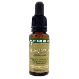 Feel Bach! Flower Essence Dropper Scleranthus, 20ml, 0.7 Fl Oz