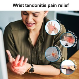 Yesimola Therapie-Arthritis-Kompressionshandschuhe,fingerloser Handschuh mit Gel,Elastische Daumen Handgelenkschiene,Karpaltunnelschiene zur Linderung von Schmerzen in Handgelenk（s）