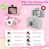 Upgrade Kids Camera for Boys Girls, 1080P HD Digital Selfie