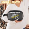 Crime Scene Clear Makeup Bag Csi Gift Forensic Science Crime