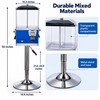 4 Compartment Coin Operated Candy Vending Machine with Adjustable Stand