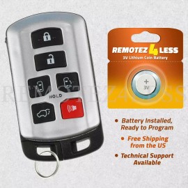 Remotez4less For 2016 2017 2018 2019 2020 Toyota Sienna Replacement Remote Smart Fob Van 6b