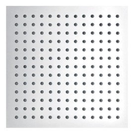 DAX Square Rain Shower Head - Brushed Nickel Finish - 8" x 8