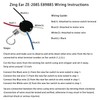 Ceiling Fan Switch Zing Ear ZE-208S E89885 3 Speed 4