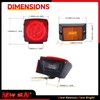 NEW SUN Complete 12V LED Trailer Light Kit, Submersible Tail
