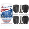 KeylessKing* 2 New Key Fob Shell Pad Case for 2004