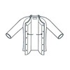 One-touch Clothe Women's Open Front 7/Sleeves (Raglan Sleeve) Hook Type