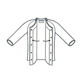 One-touch Clothe Women's Open Front 7/Sleeves (Raglan Sleeve) Hook Type No. 50 °F 神戸生絲 , , ,