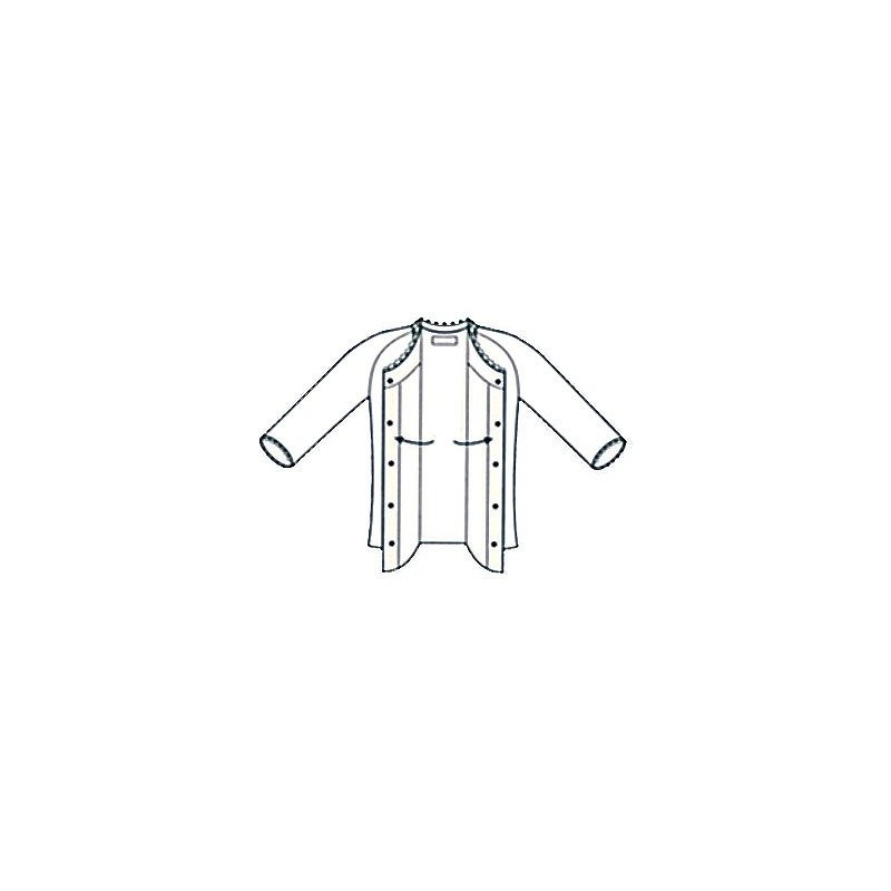 One-touch Clothe Women's Open Front 7/Sleeves (Raglan Sleeve) Hook Type