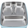 Thermal Insulation Bento Lunch Box 3 Grids Leakproof 304 Stainless