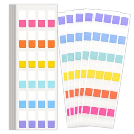VANRA 960pcs Sticky Index Tabs Bulk Sticky Note Tabs File Tabs Self Adhesive Page Flags Sticker Colored Writable Labels for Bookmarks Page Markers for Books, Planner, Reading (1/2 inch)