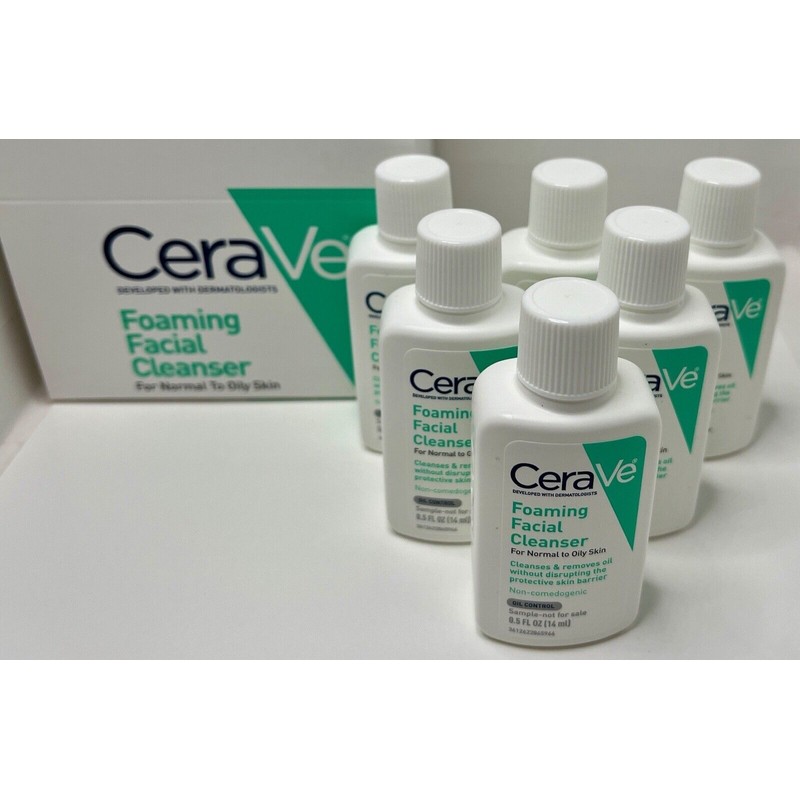 CeraVe Foaming Facial Cleanser Normal-Oily Travel Size (.5 fl oz