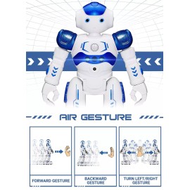 KingsDragon RC Robot Toys for Kids Gesture & Sensing Programmable Remote Control Smart R