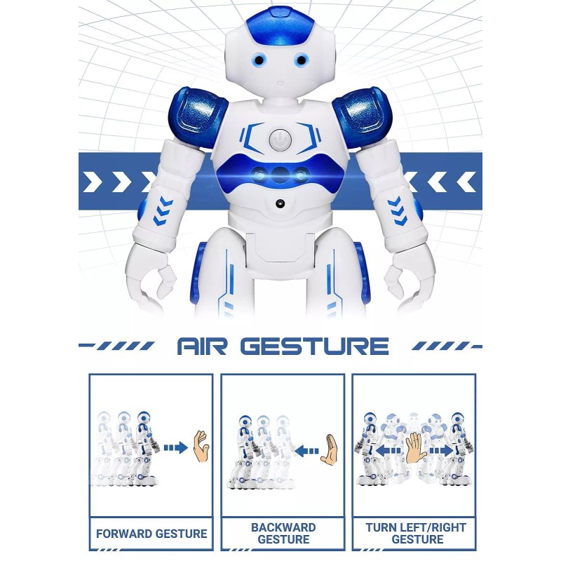 KingsDragon RC Robot Toys for Kids Gesture & Sensing Programmable