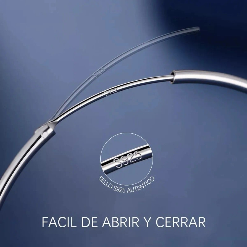 Aretes Arracada Redonda De Plata 925 +bolsa De Tela