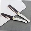 Healvian 4pcs Retro Comb for Greasy Hair Foldable Hair Brush