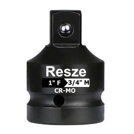 Resze 1"to 3/4" Drive Socket Adapter,Impact Socket Adapter and Reducer, Square Adapter Breaker Bar Wrench Conversion Kit Mechanic tools
